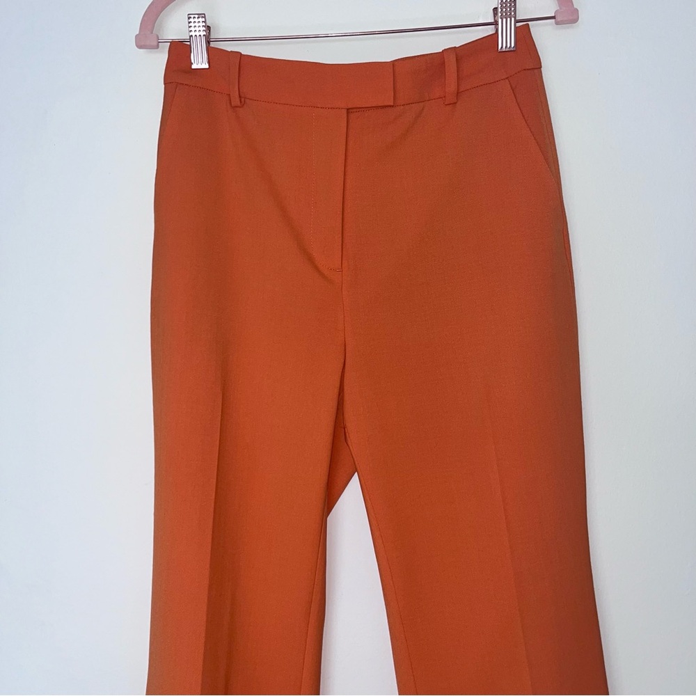 & Other Stories Trousers Size 6 Career Orange Office Workeear - Picture 4 of 10